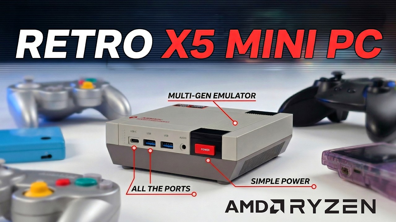 This Retro NES Mini PC Can Run PS3 Games! Retro X5 First Look