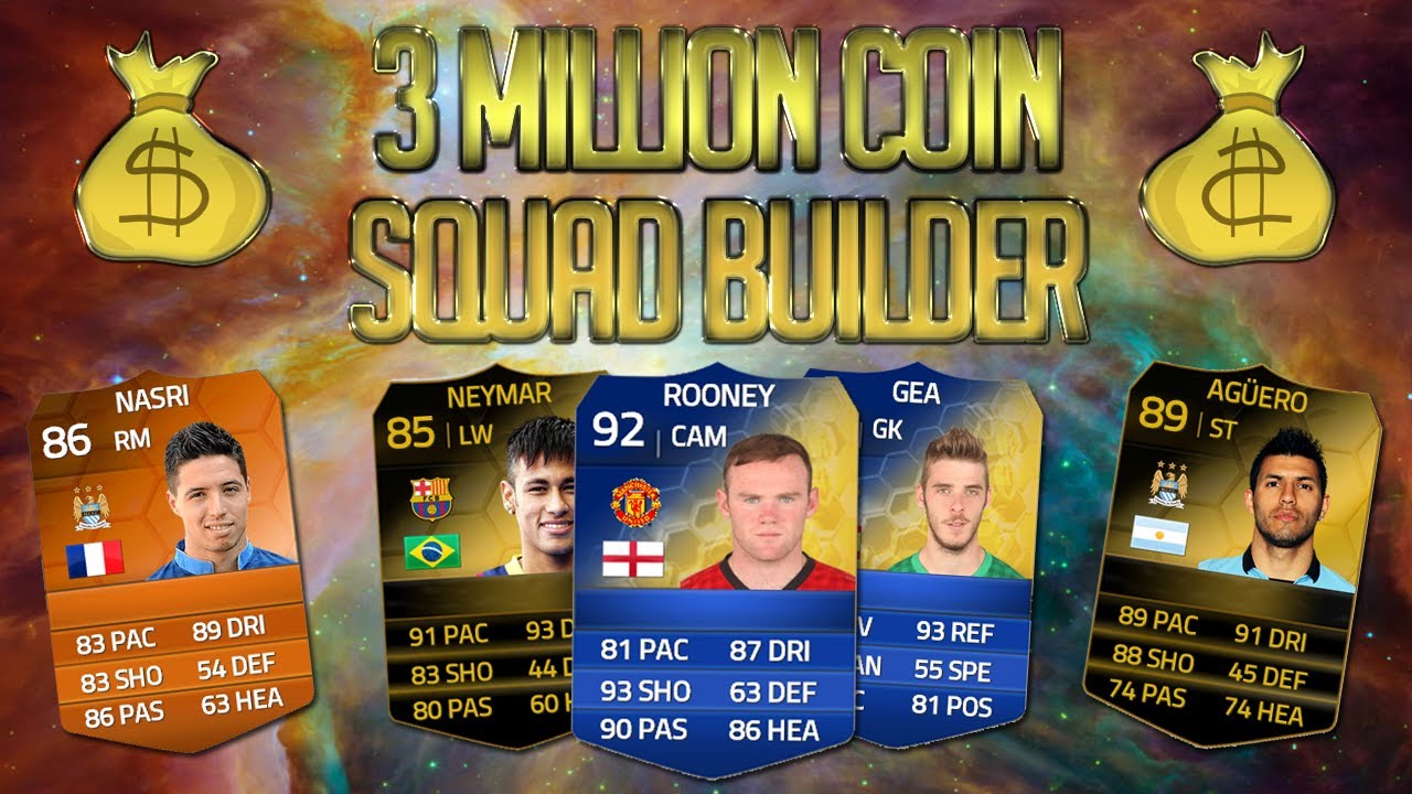 Fifa 14 Expensive 3 Million Coin Hybrid Squad Builder Ultimate Team
