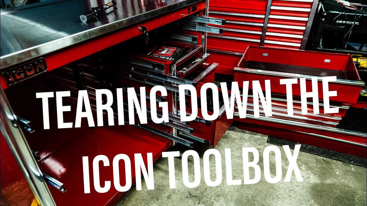 Harbor Freight ICON Toolbox vs US General Toolbox A Look at the ICON Toolbox Construction