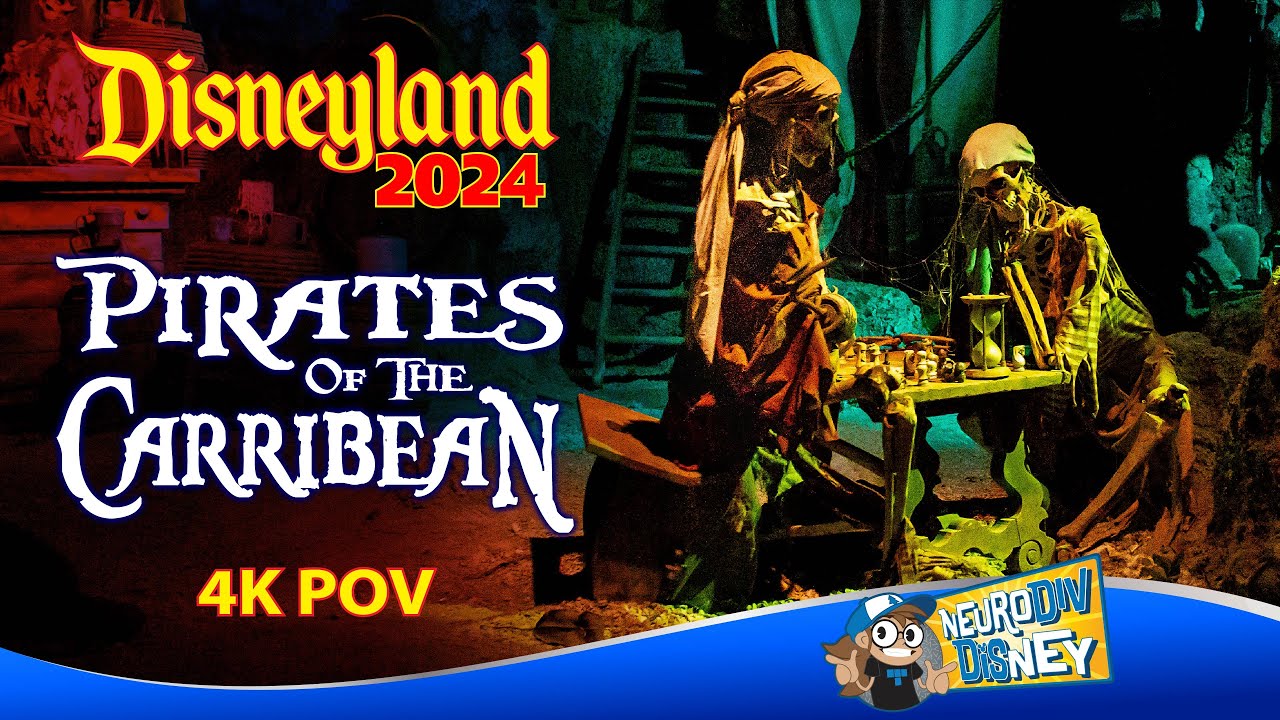 Pirates of the Caribbean 2024 - Disneyland Ride [4K POV]