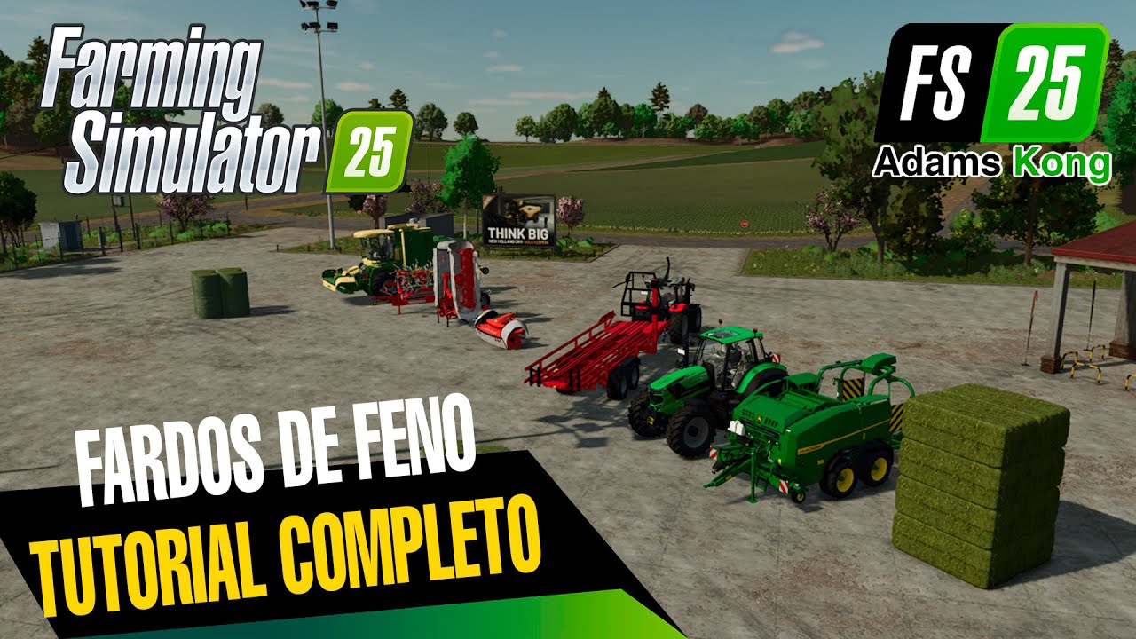 FS25: Tutorial de Como fazer fardos de FENO corretamente para o FARMING SIMULATOR 25