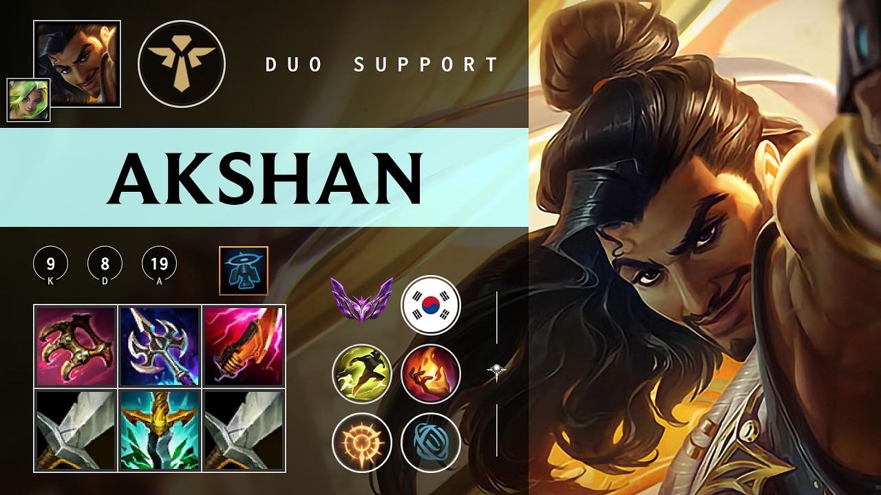 Akshan Support vs Braum - KR Master Patch 26.03