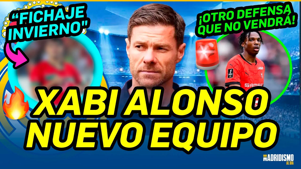 🟣⚪🔥¡NUEVO EQUIPO PARA XABI ALONSO y NO ES EL LIVERPOOL! | JEREMY JACQUET DESCARTADO PARA EL MADRID🤔