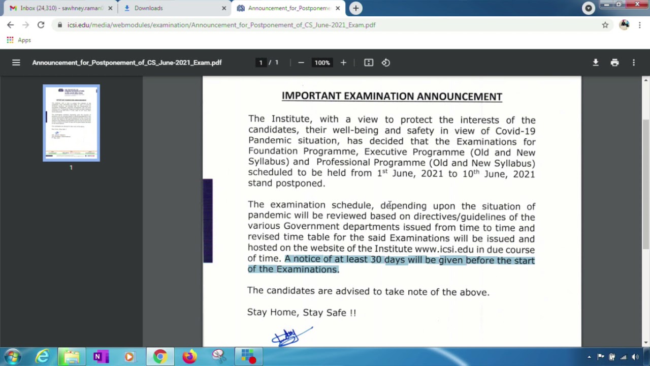 BREAKING NEWS FOR CS STUDENTS(CS EXAMS POSTPONED FOR INDEFINITE PERIOD)