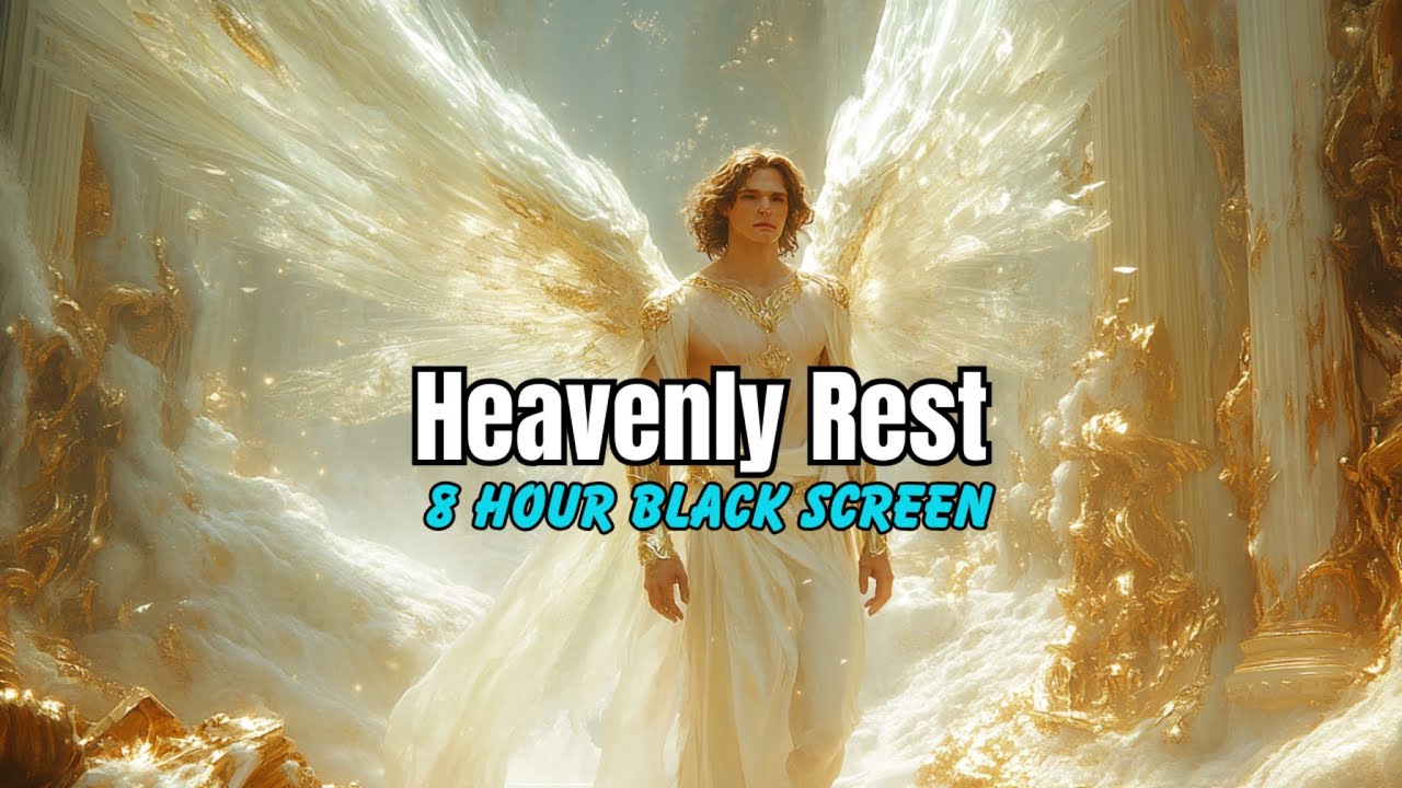 Heavenly Rest | All Night Black Screen | Soothing White Noise for Sleep and Peace