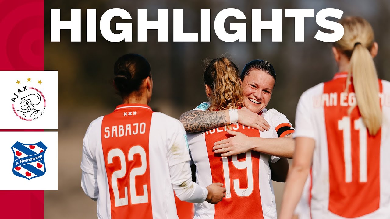 Sunny days! 😁☀️ | Highlights Ajax Vrouwen - sc Heerenveen | Azerion Vrouwen Eredivisie