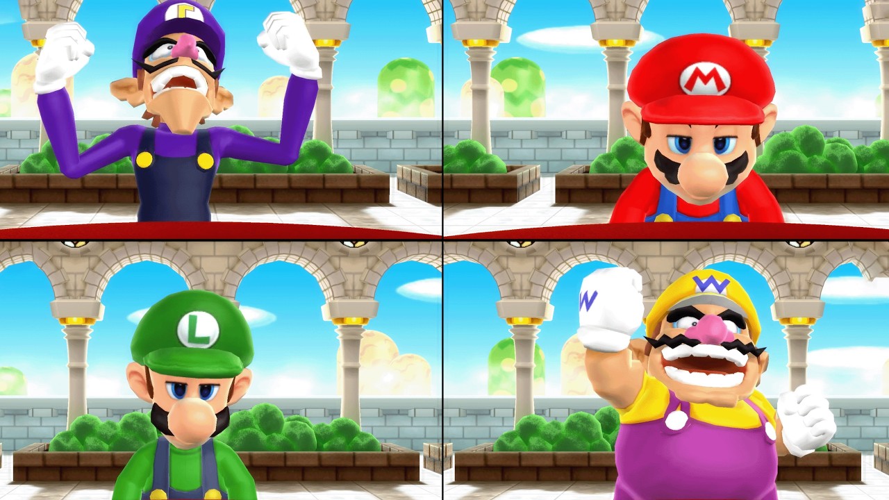 Mario Party 9 - Валуиджи против Марио против Луиджи против Варио - Повышаем уровень сложности (Ма...