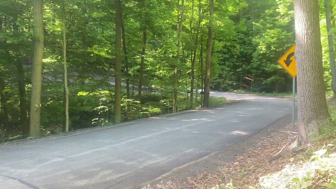 NB Miata With ISR exhaust echoing through mountain road