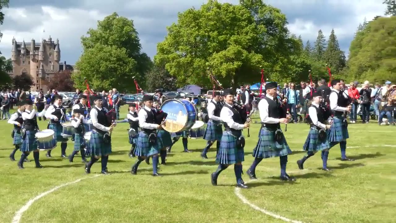 Bagpipes Music Of Royal British Legion Pipe Band Fraserburgh Scotland