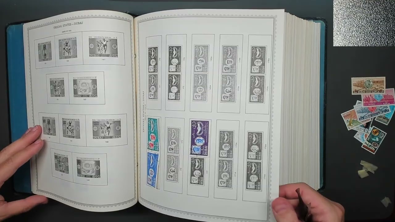 Stamp Collecting Relax and Watch - Dubai - Minkus Master Global   Part 1