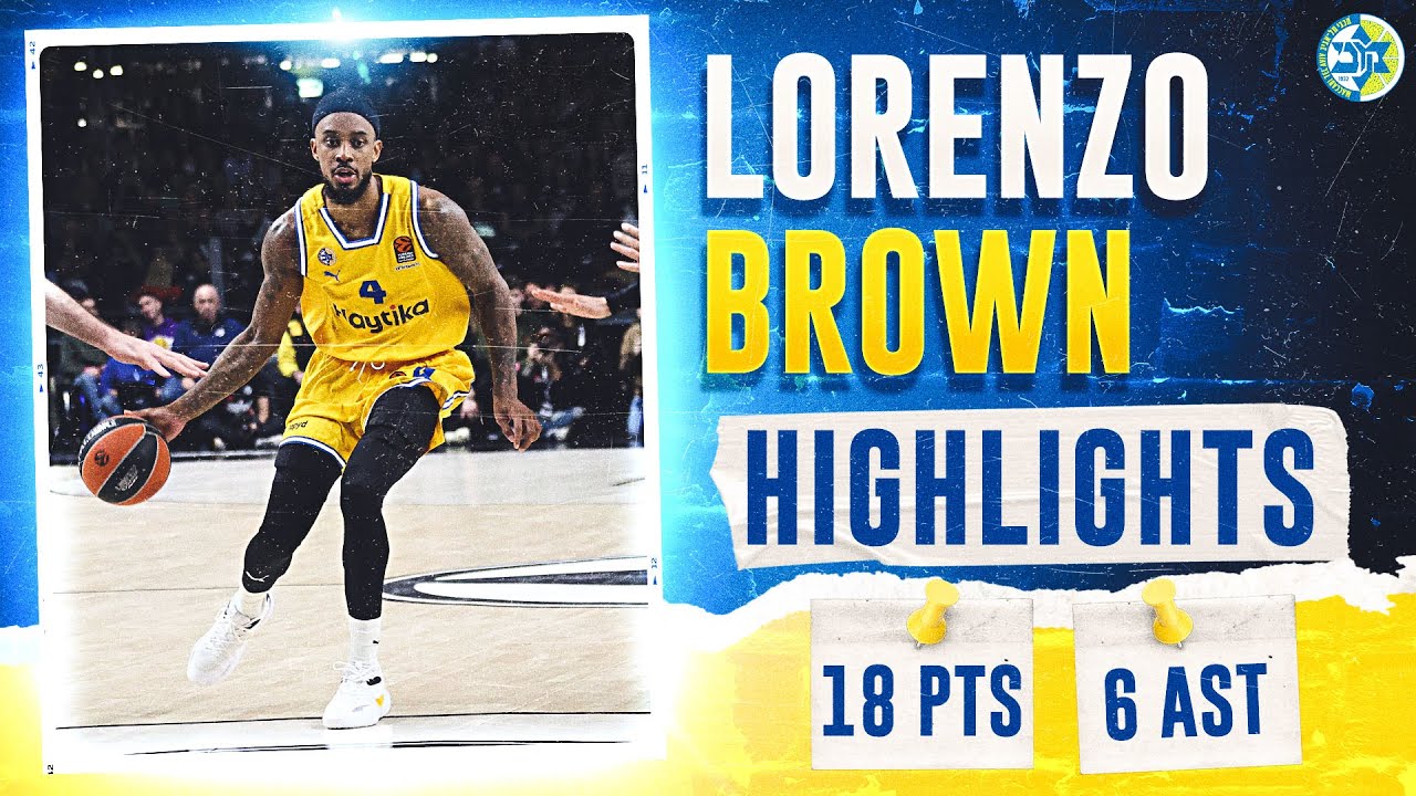 Lorenzo Brown (18 points) Highlights vs Virtus Bologna | המהלכים של לורנזו בראון נגד וירטוס בולוניה