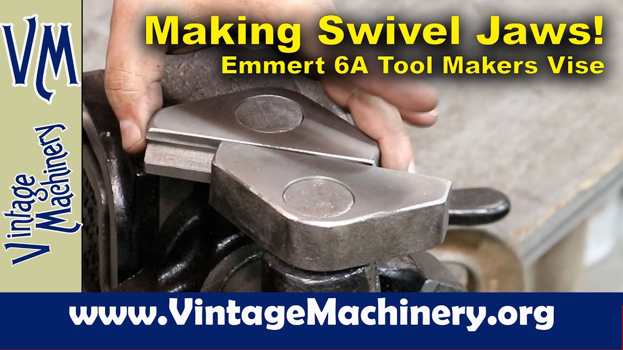 Emmert 6A Toolmakers Vise Restoration: Making the Missing Swivel Jaws