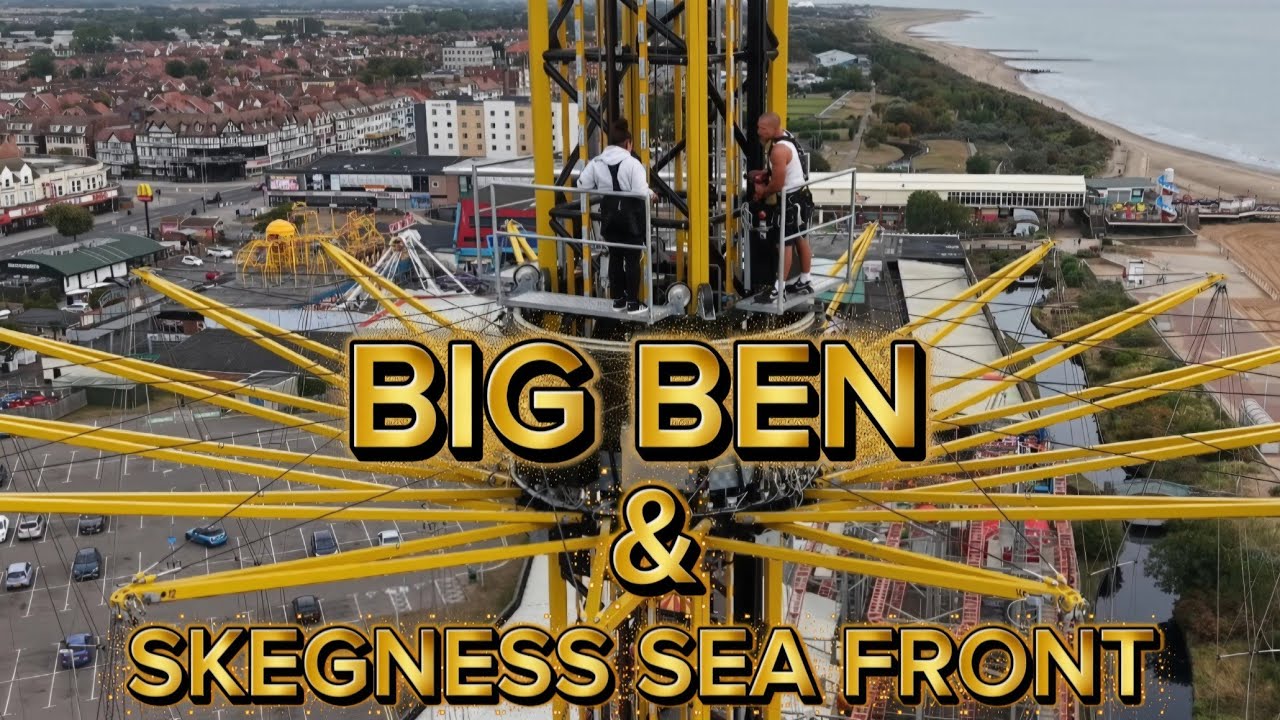 DJI MINI 4 PRO BIG BEN AND THE PLEASURE BEACH SKEGNESS