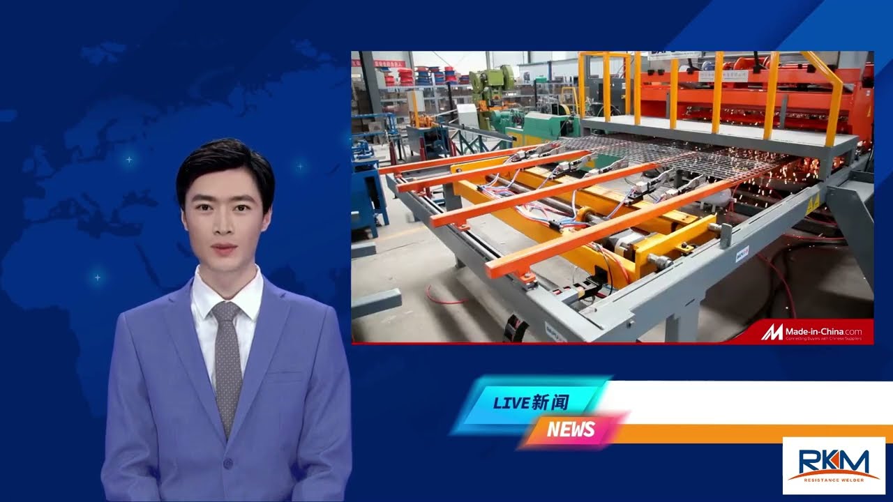 Construction Mesh Welding Machine | For 3-8mm Ribbed Wire/Round Wire | RKM MACHINERY