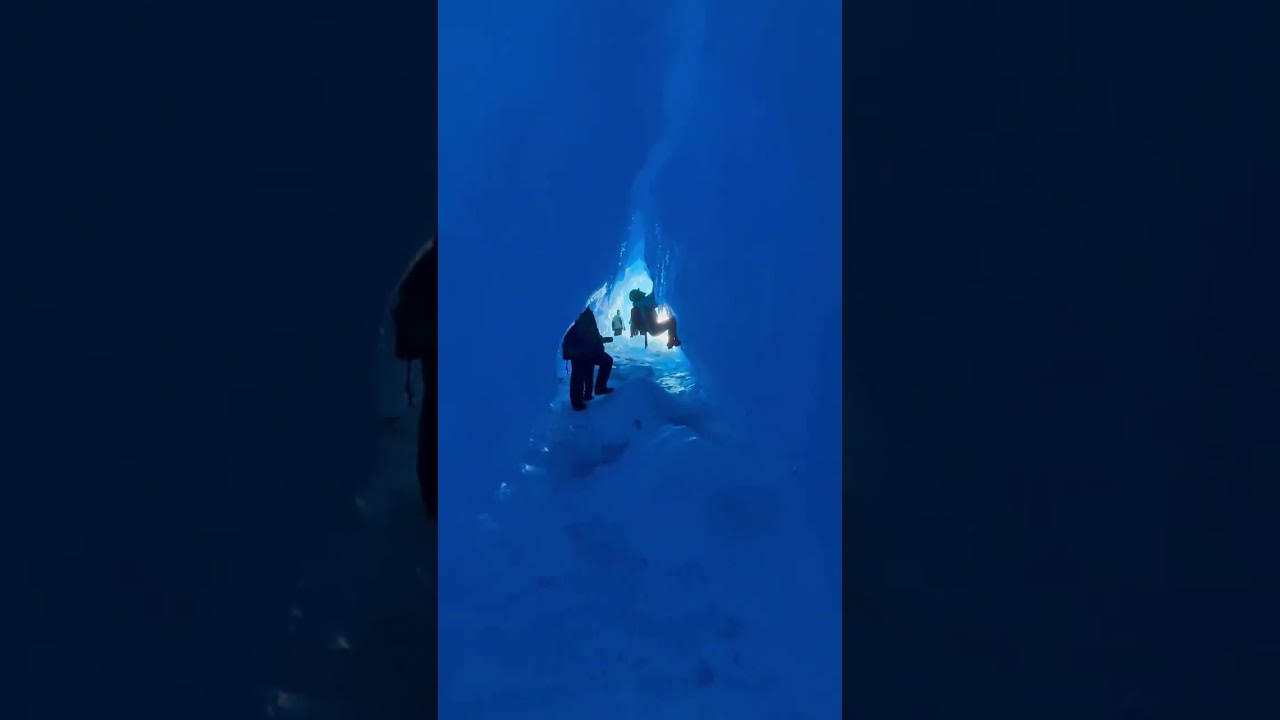 inside Knik Glacier
