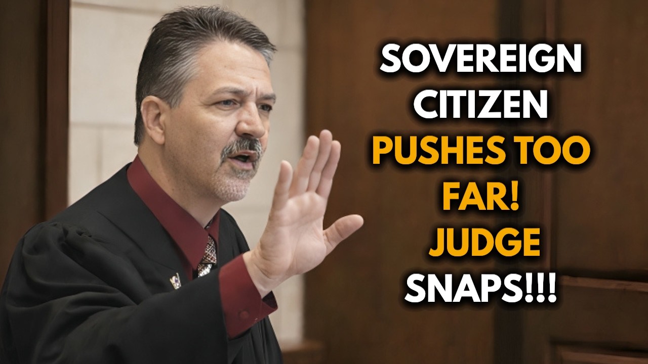 Judge LOSES PATIENCE With Sovereign Citizen — INSTANT JUSTICE Served!!!