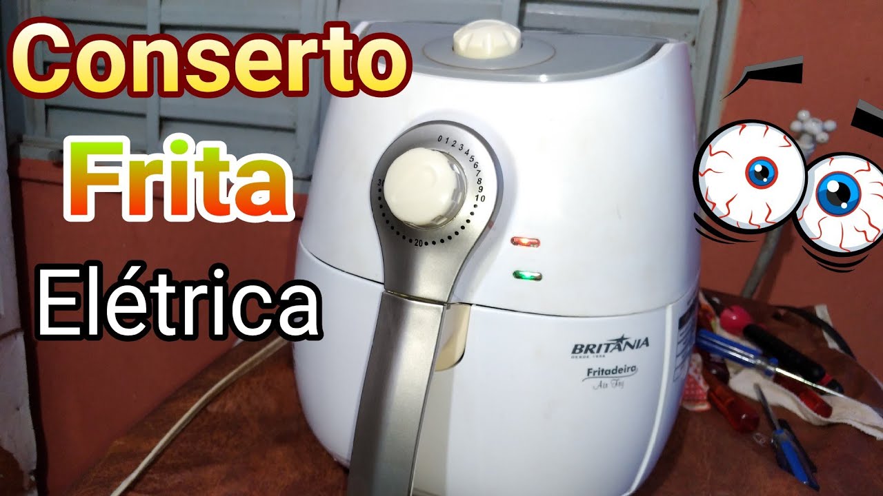 🔴Fritadeira britania eletrica não  liga conserto