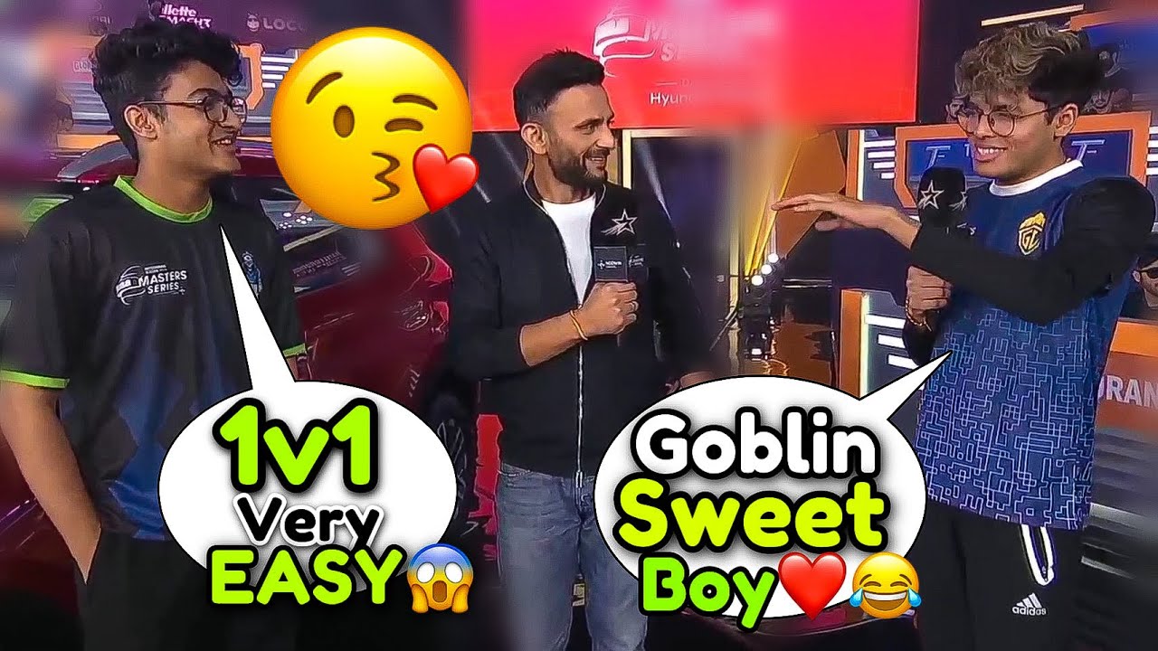 Jonathan Vs Goblin Interview in Finals 💛🚀