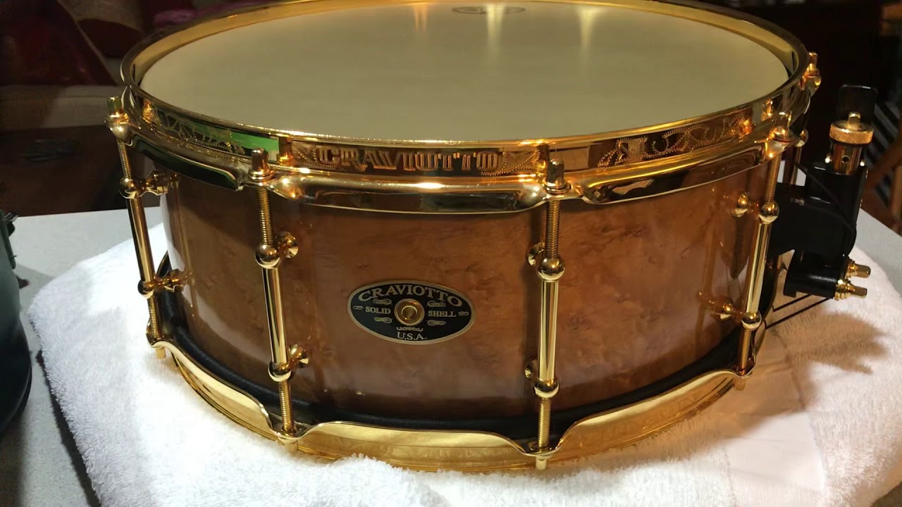 DW/CRAVIOTTO 003/200 LAKE SUPERIOR Timeless Timber Birdseye Maple Snare