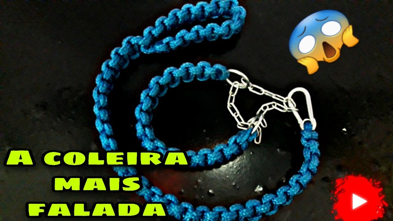 Coleira de paracord