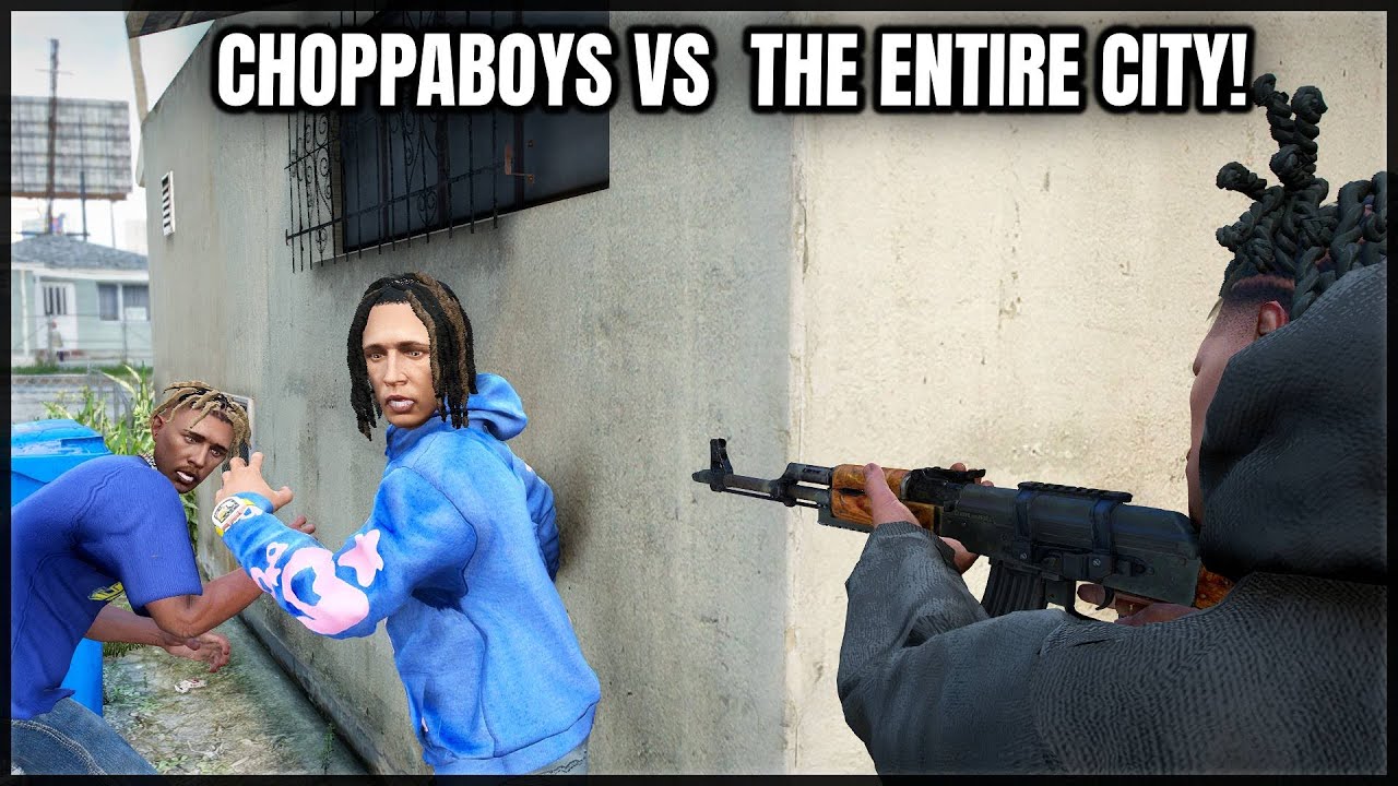 ChoppaBoys vs The Entire City! | GTA RP | GrizzleyWorld Chiraq