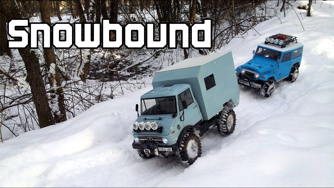 RC-Films: Tamiya CC-01 Unimog and Toyota Land Cruiser - Snowbound