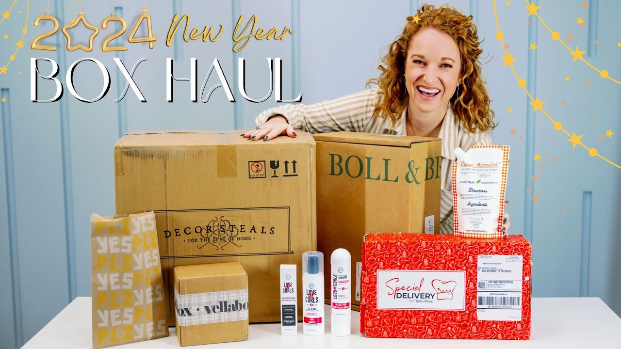 January 2024 Monthly Haul * Happy New Year * Subscriptions + Product Haul