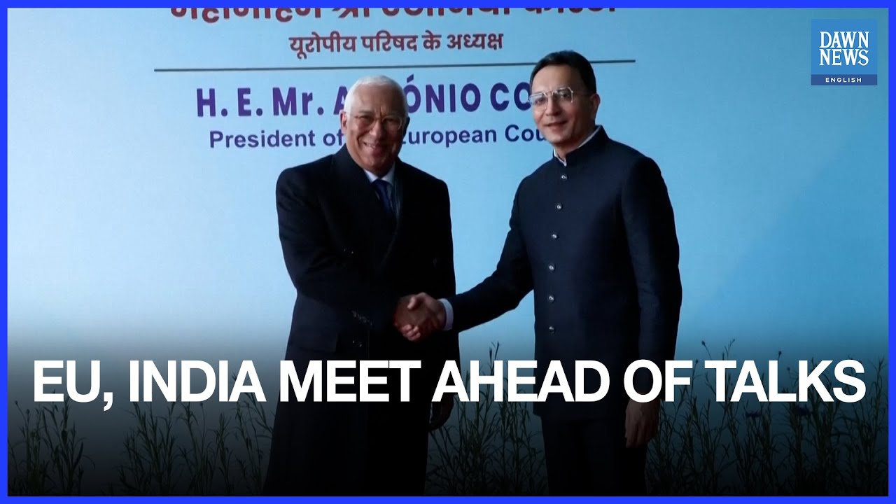 EU leaders meet India’s foreign minister in New Delhi ahead of trade talks | Dawn News English
