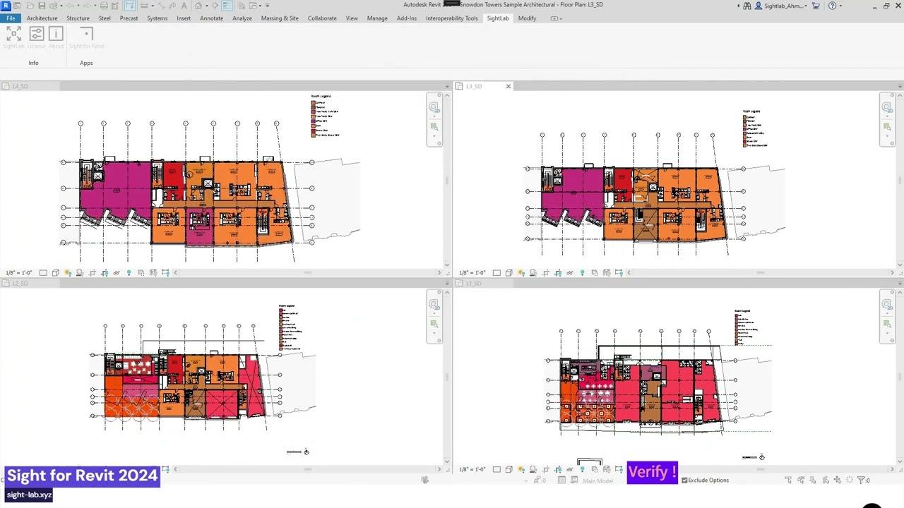 Create Revit Room Color Schemes from Excel with Sight for Revit 2024