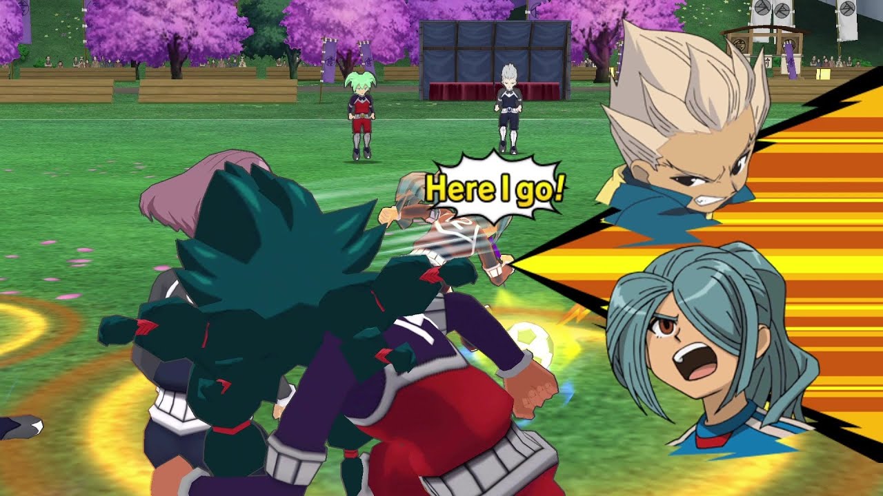 Inazuma Eleven Go Strikers 2013 Xtreme | Custom Team 1.0 Kai VS Custom Team 2.0 Wii 1080p Dolphin