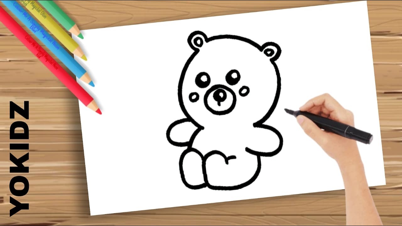 How To Draw A Teddy Bear Step By Step Easy