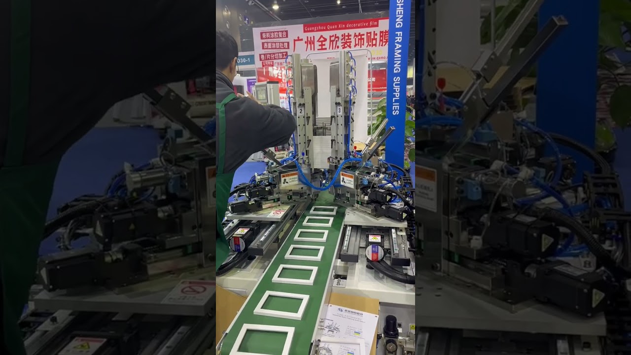 #pictureframe #pictureframing #photoframe #framemaking underpinning joint machine underpinner