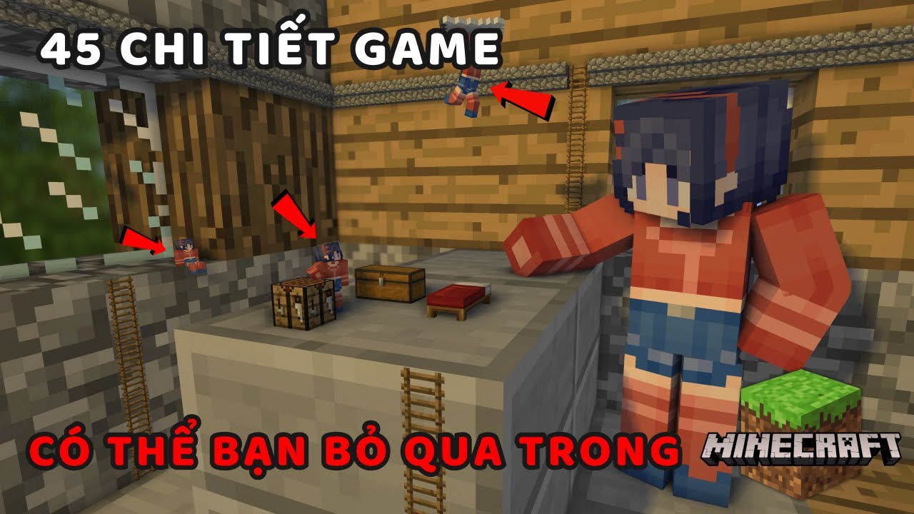 Những CHI TIẾT trong game MINECRAFT có thể bạn bỏ qua | Phần 1