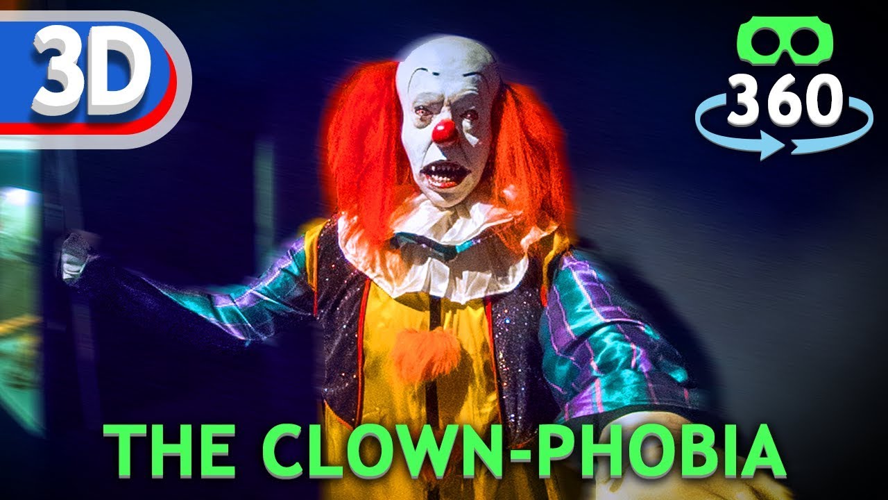 The Clown Phobia 360&ordm; 4K #VR180 #stereoscopic #VirtualReality #VR #360Video