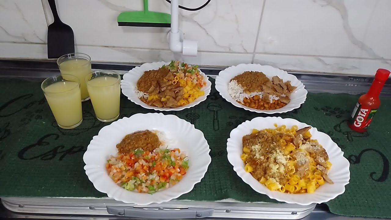 Primeiro almoço completo do ano 🍽️😋