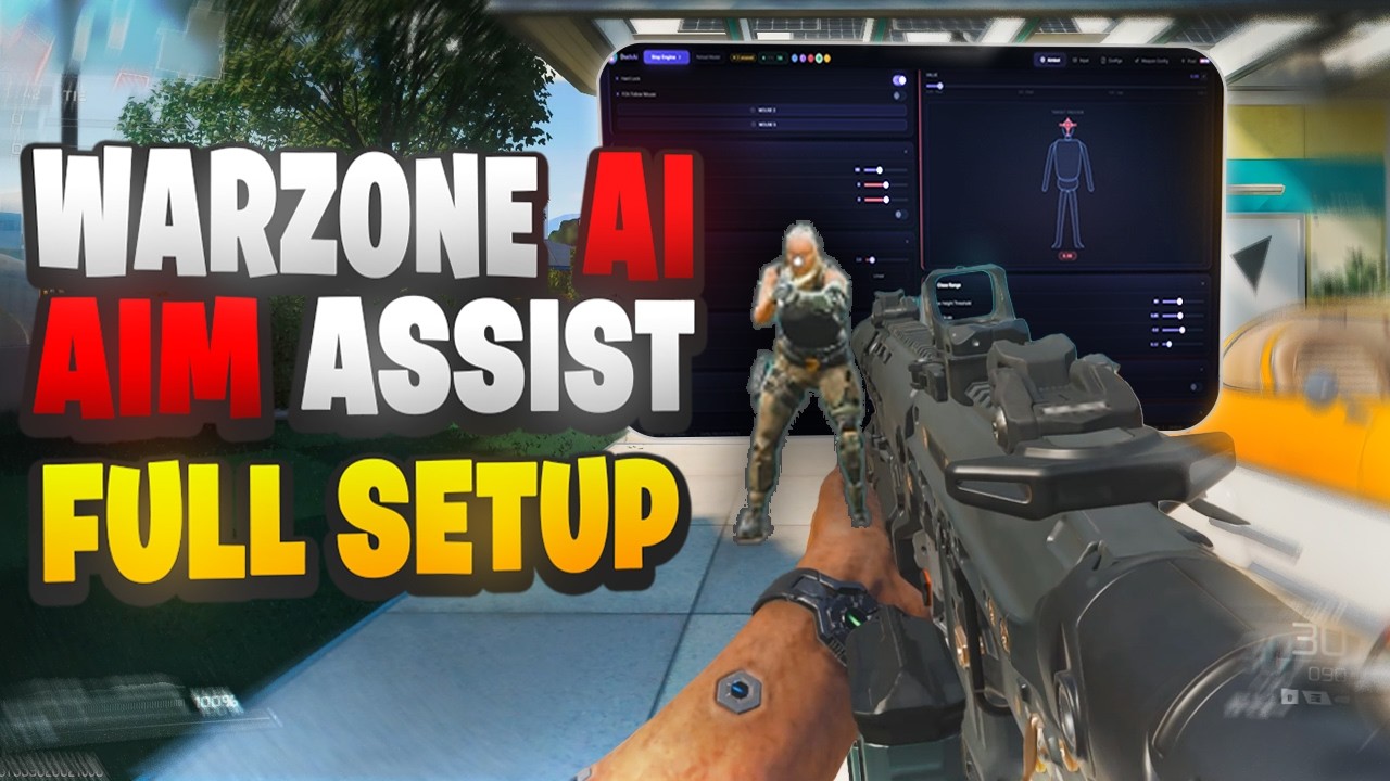 ИИ-помощник в прицеливании для Warzone и B07 (клавиатура и мышь, работает на 2 ПК)