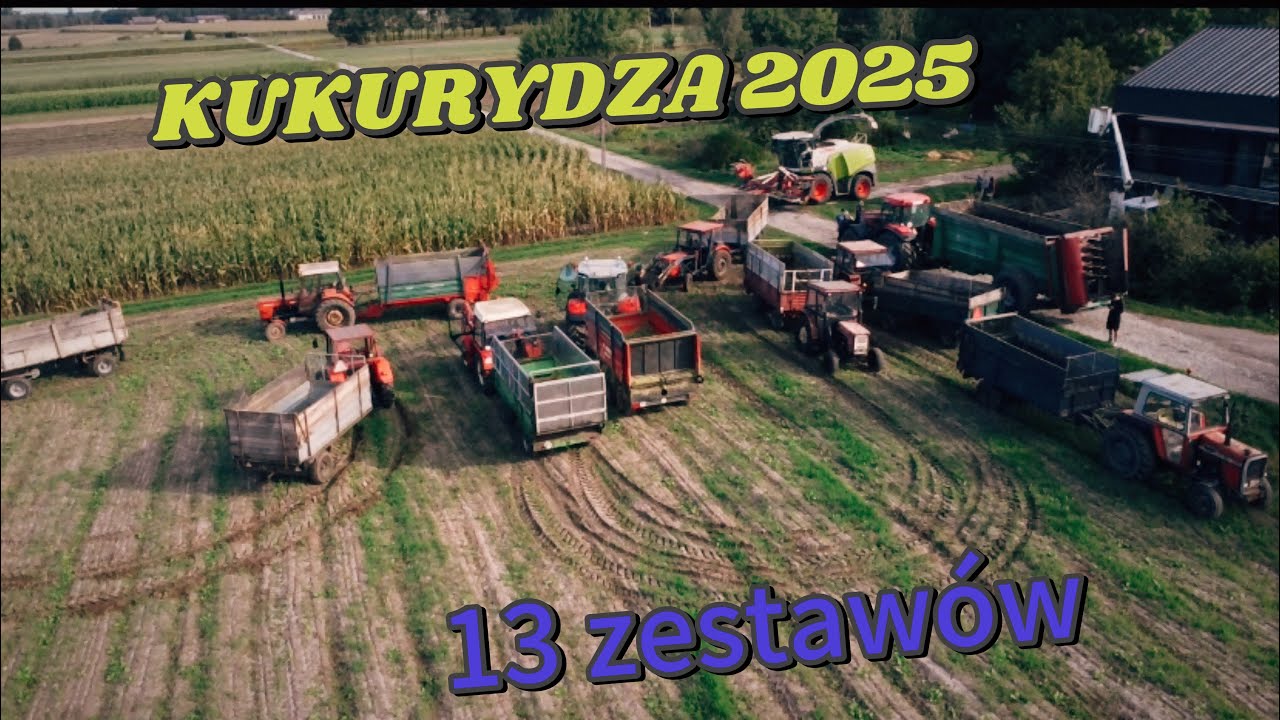 KUKURYDZA 2025 na kiszonkę 🌽Ursusy w akcji 🔥13 zestawów 🌽