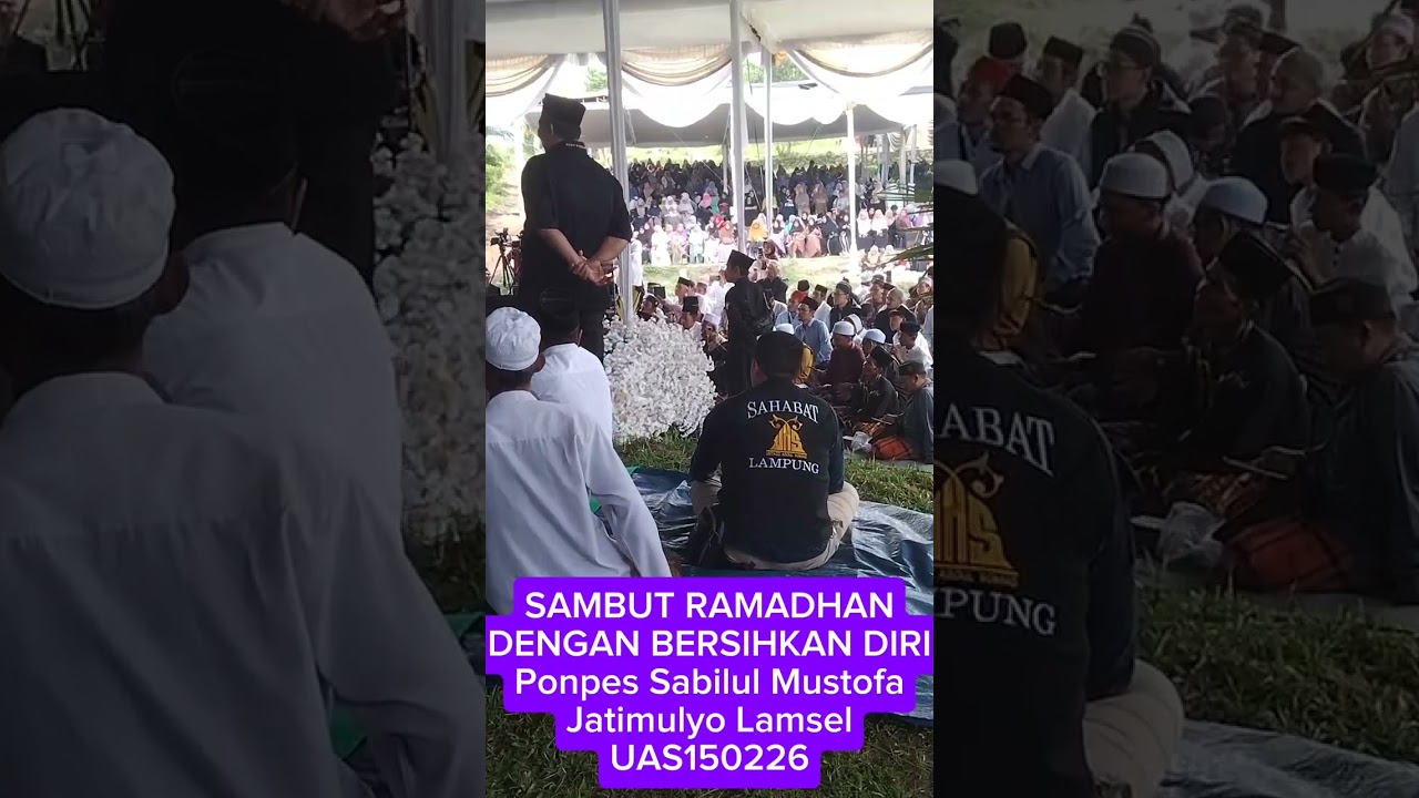 SAMBUT RAMADHAN 1447H DENGAN MEMBERSIHKAN DIRI #UAS #ustadzabdulshomad