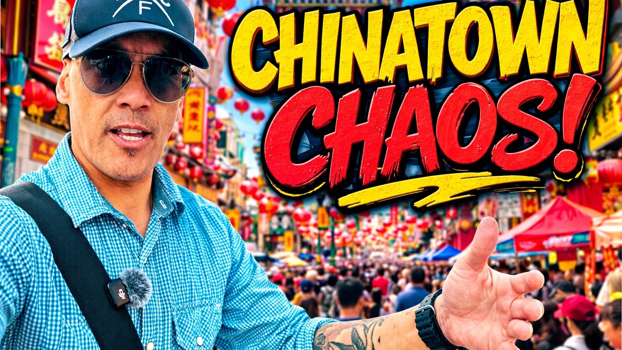 Chinatown Chaos in San Francisco | Massive Street Fair Crowd