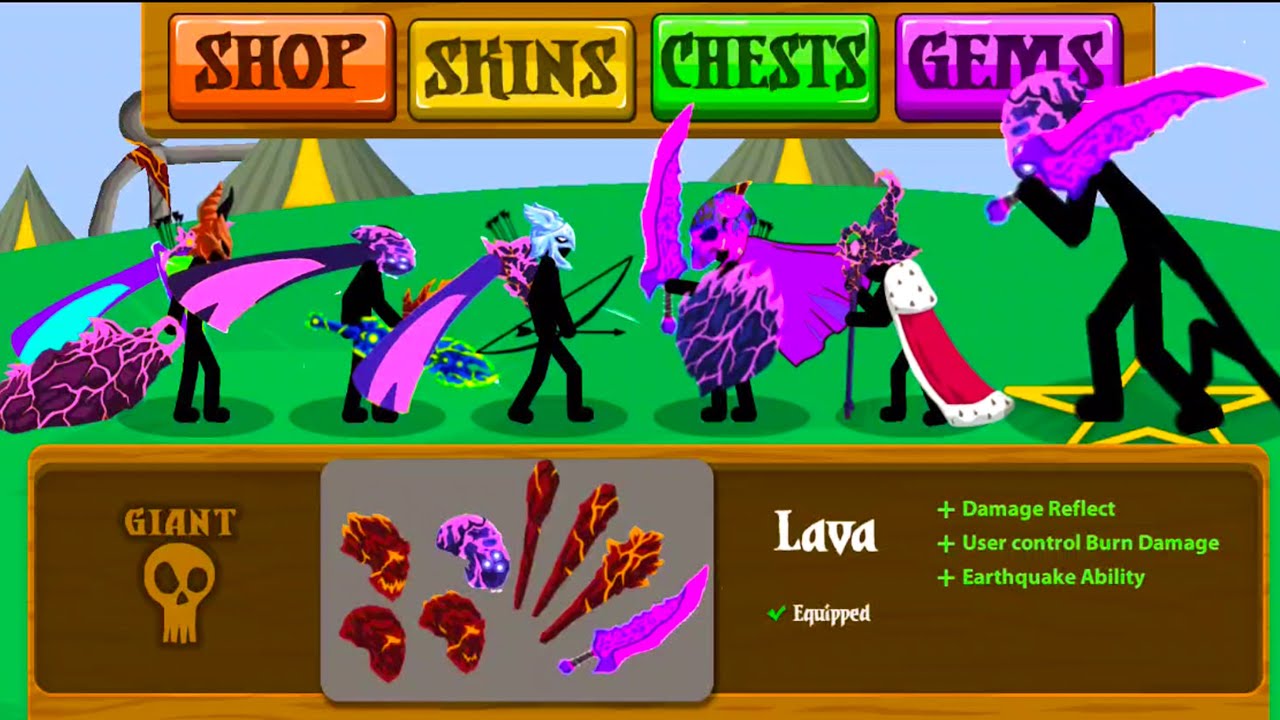 Stick War Legacy In VIP All Skins Stick figures | New Update