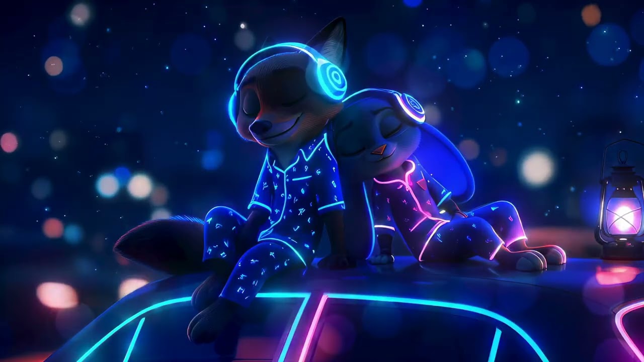 SLEEP LIKE A TIRED BABY - Nick & Judy: Lullaby Sleep Piano (NO ADS) | Zootopia Night Vibes 🌃✨