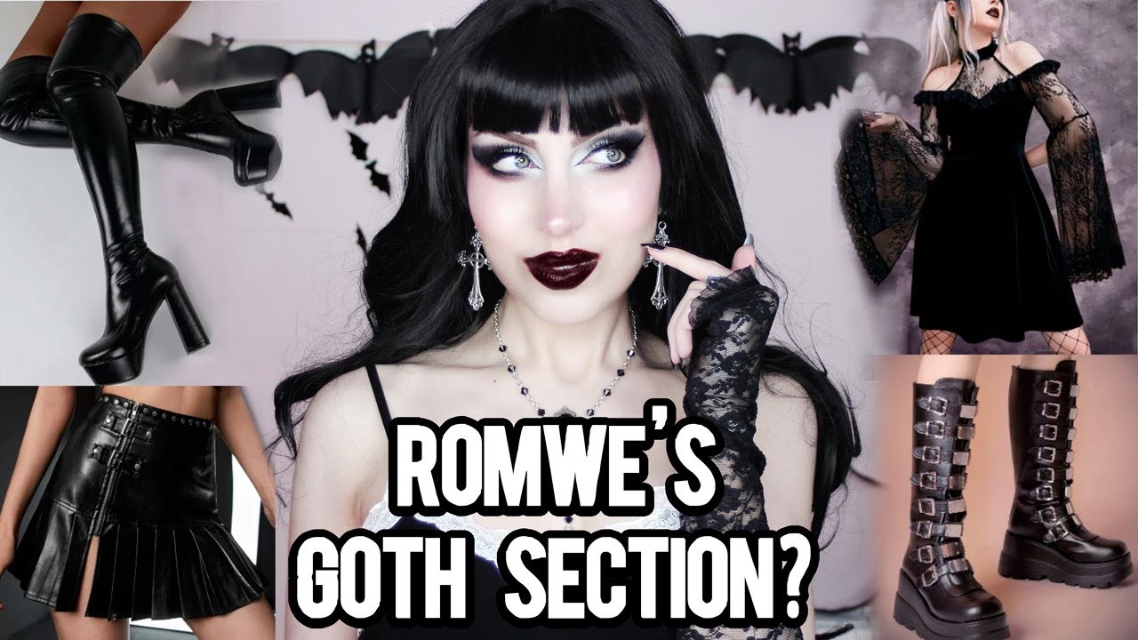 ⛓️ RATING ROMWE'S ALT SECTION ⛓️ GOTH TRY ON HAUL + REVIEW | Vesmedinia