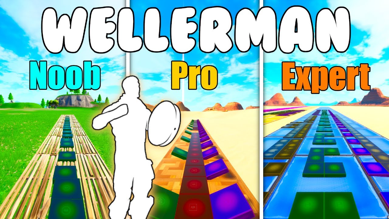 Wellerman (Sea Shanty) Noob vs Pro vs Expert (Fortnite Music Blocks) - With Code