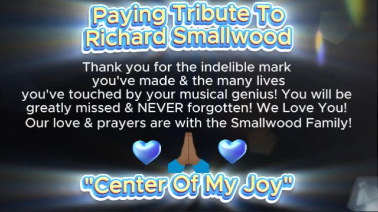CENTER OF MY JOY | A Richard Smallwood Tribute | Evangelist K. L. Brown