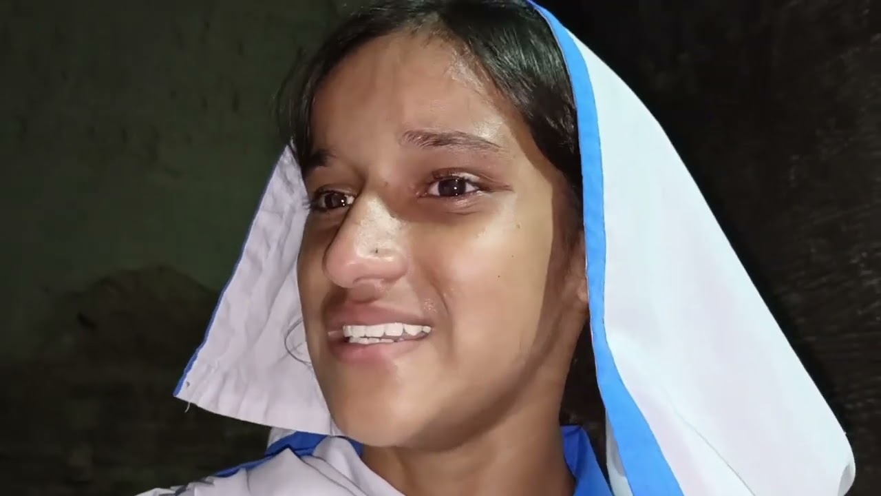 The girl who was kicked out of the Larkana Little Focus School, Umm Rabab Simone, reached her house