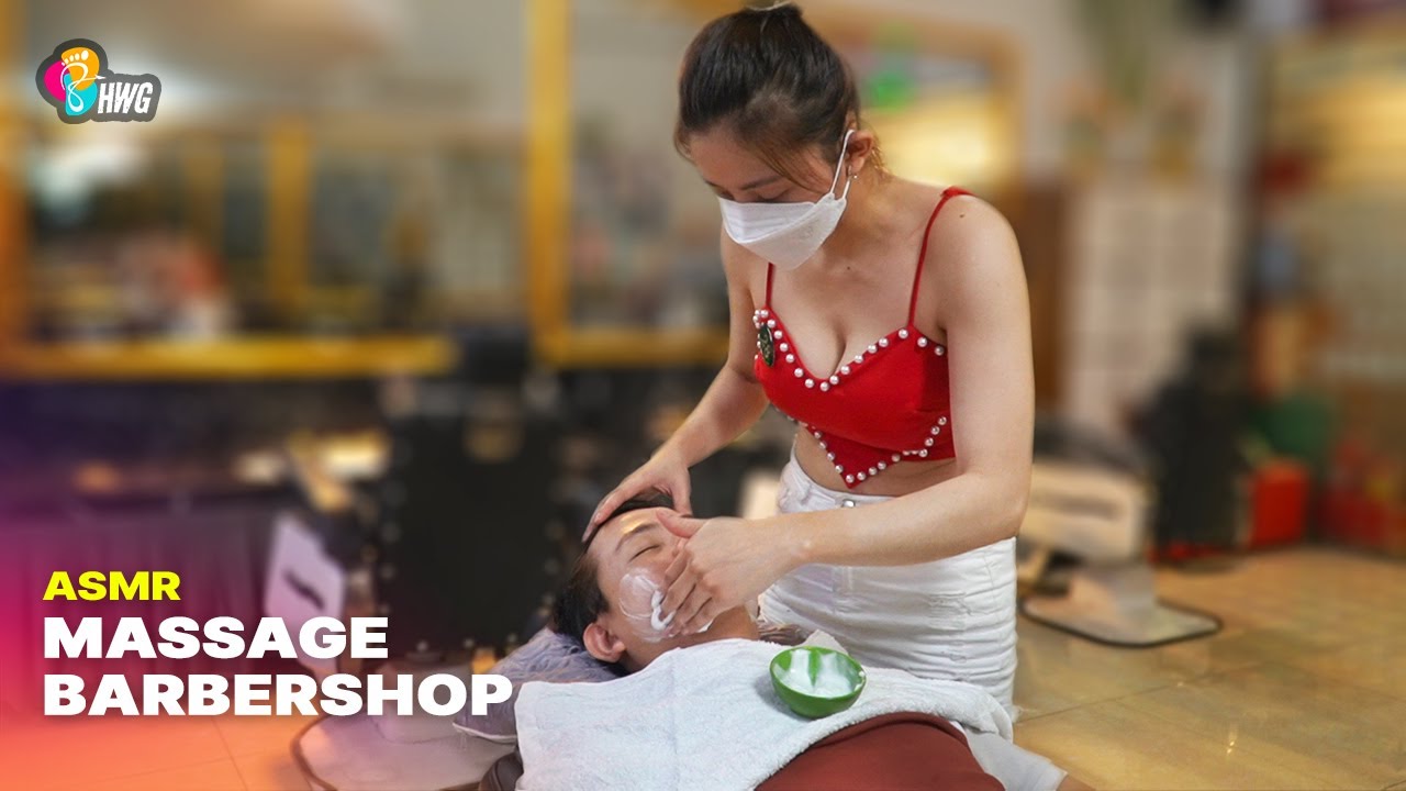 TRINH's massage service in the barbershop always offers great relaxation (no cut)