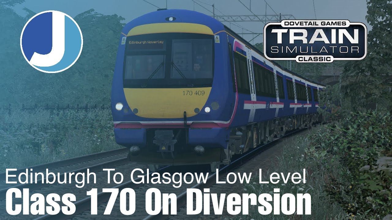 Class 170 On Diversion | Suburban Glasgow | Class 170 Scotrail | Train Sim Classic