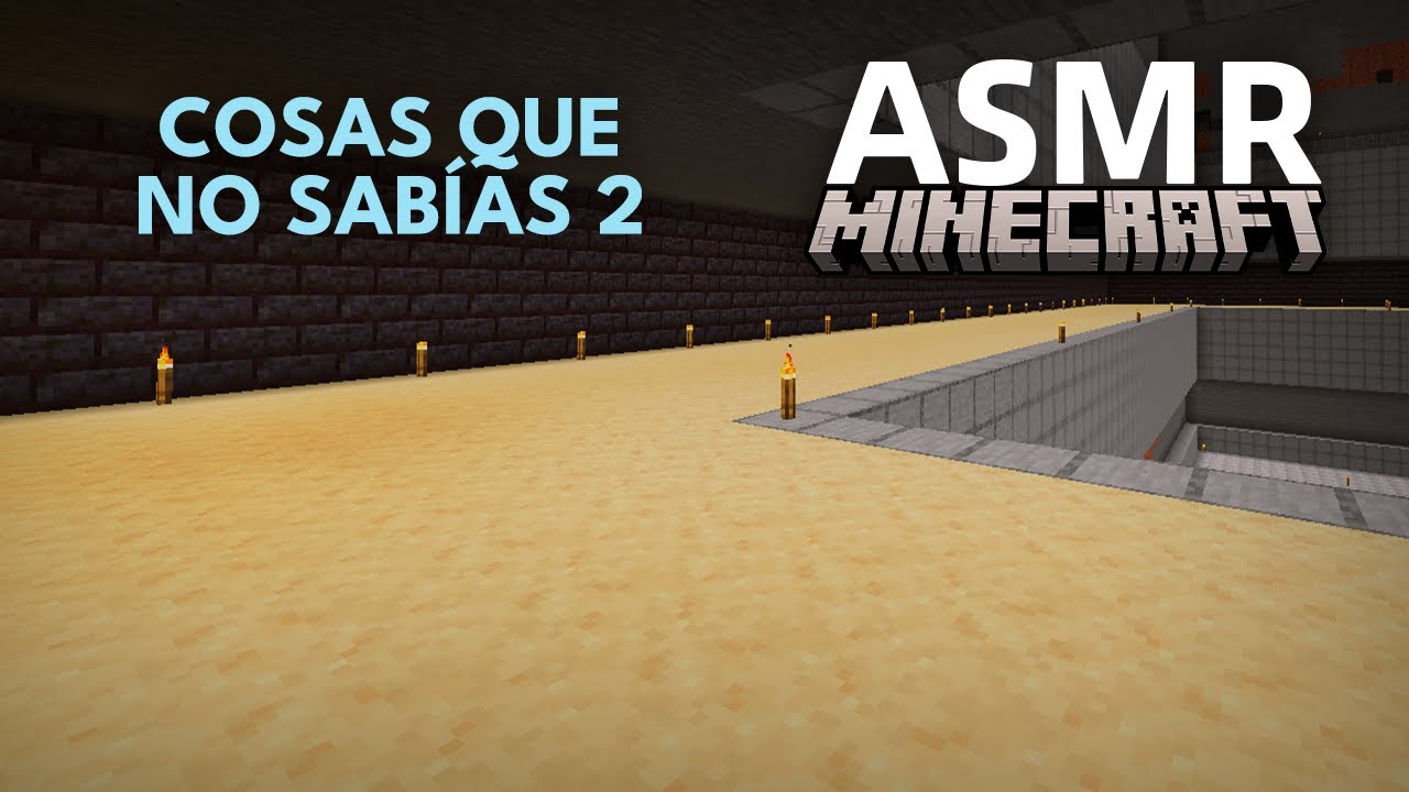 ASMR Minecraft - SUSURRANDO COSAS QUE NO SABÍAS 2 🛌