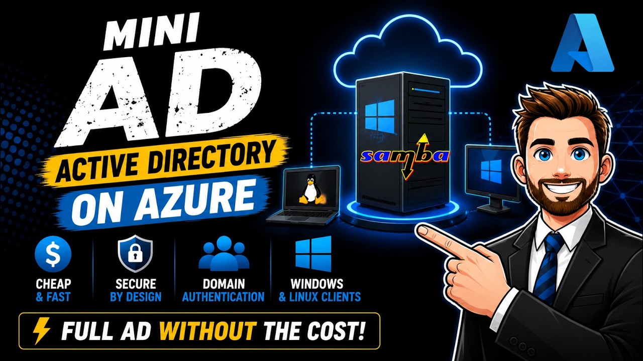 Cheap Active Directory on Azure - Mini-AD Quick Start