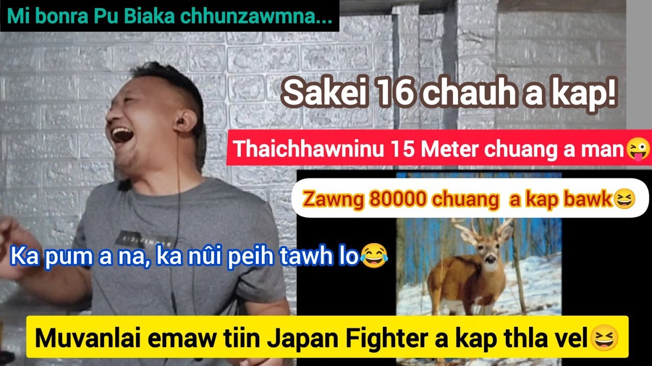 Mi bonra Pu Biaka chhunzawmna||Ka nui peih tawh lo😂Tluanga Tochhawng React 